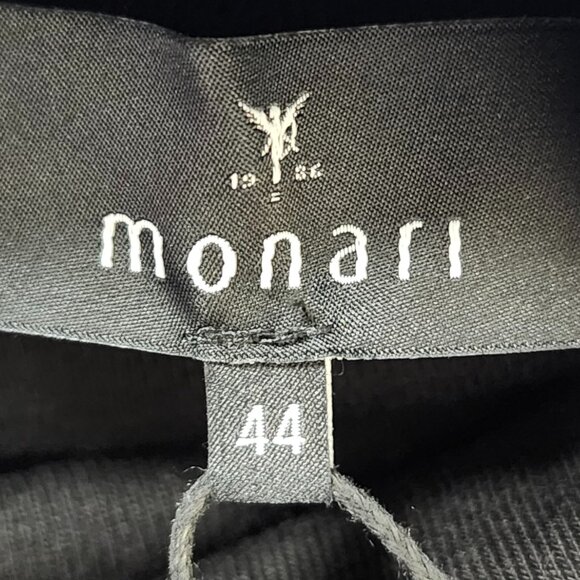 Monari Women's Black Long Sleeved Turtleneck Sweater Size 14 - Picture 4 of 8